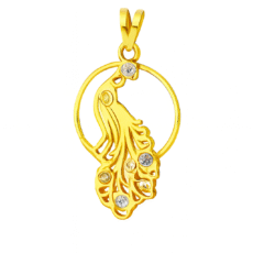 آویز سه بعدی طاووس